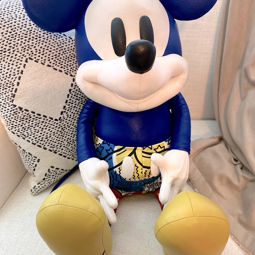 Limited Edition Coach Mickey Mouse stuffed animal. 18” bum to ears. NWT!!